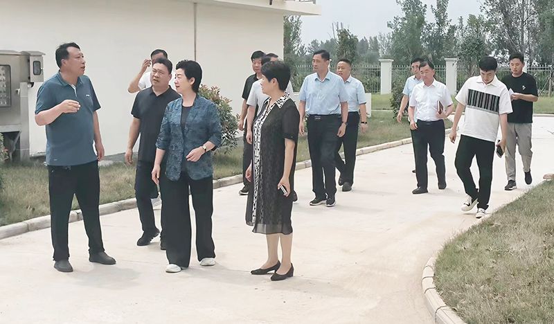 熱烈歡迎各領(lǐng)導(dǎo)視察我司承建的柳河及羅崗污水處理廠項目